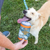 plush can dog toy featuring Two Hearted IPA can art.