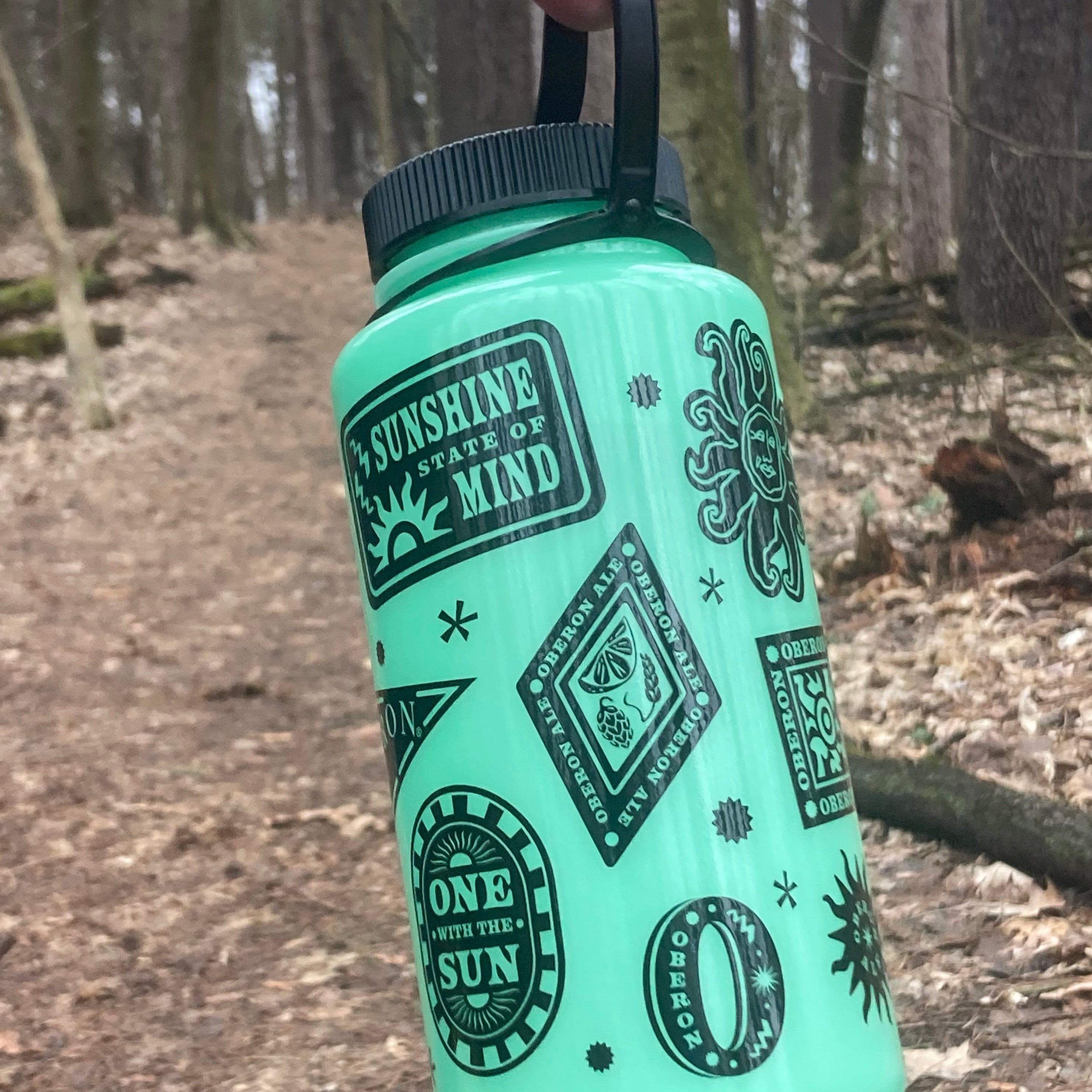 Oberon Glow in the Dark 32oz Nalgene Water Bottle Bell's General