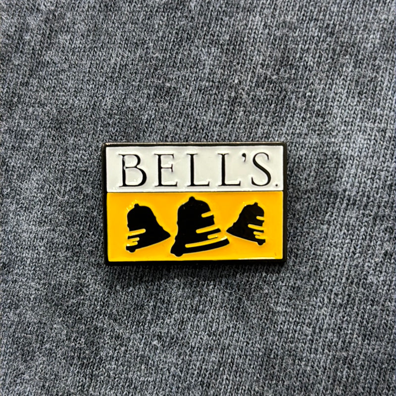 Bell's logo enamel pin