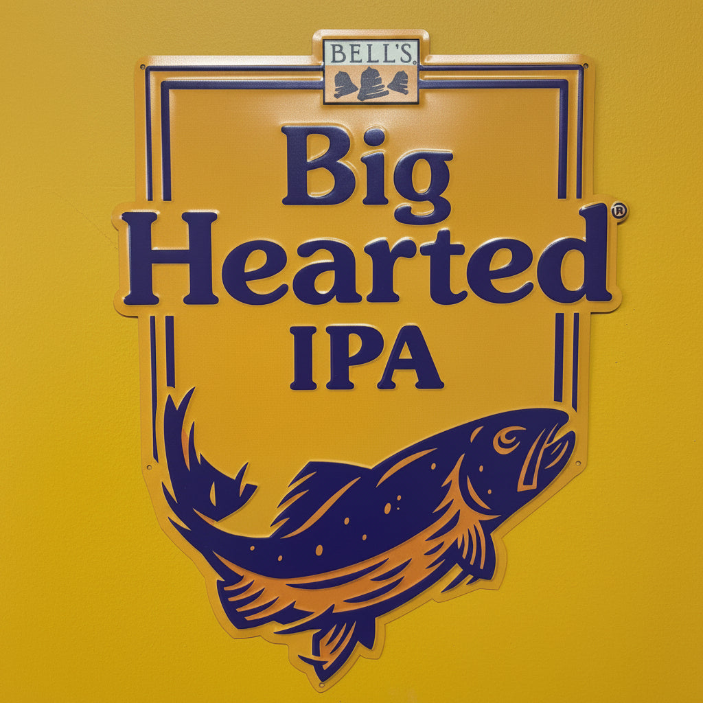Big Hearted IPA Tin Sign – Bell's General Store Online