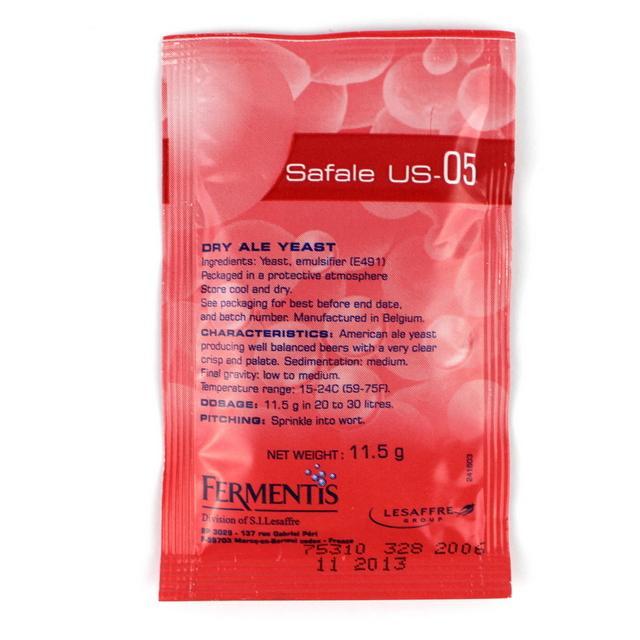 Fermentis Safale US-05 Dry Yeast - 11.5 g