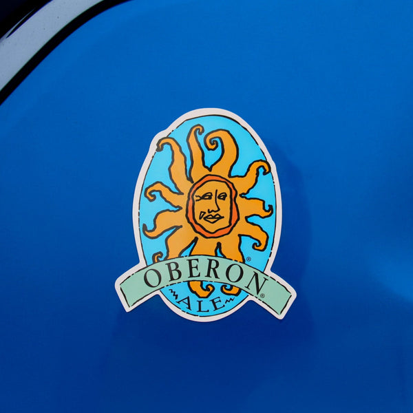 Full color Oberon Ale logo as large car magnet