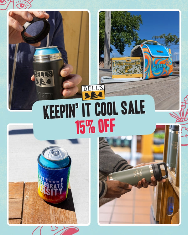 Promotional collage for Bells insulated containers with 'Keepin' It Cool Sale' text.