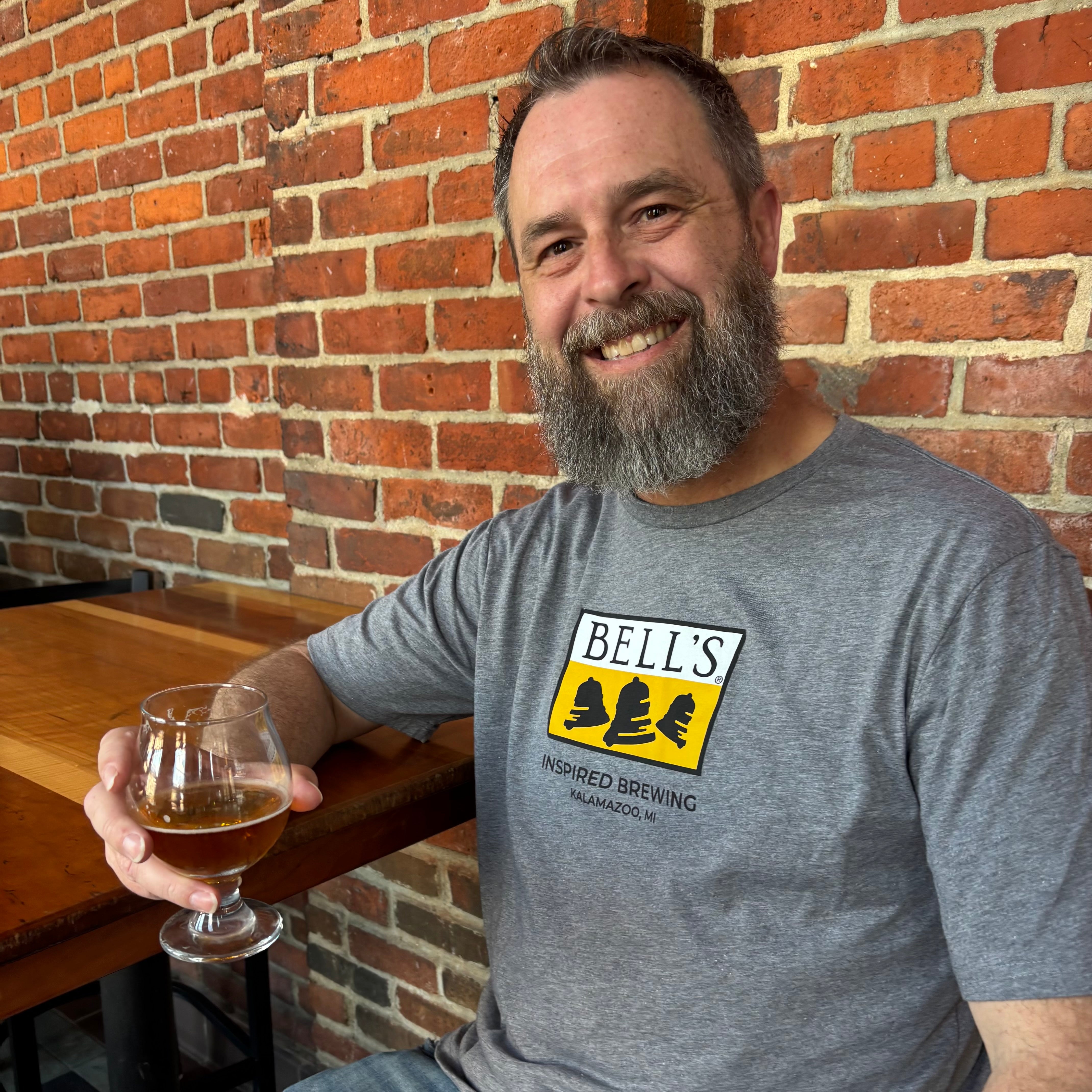 Bell's Logo Short Sleeve Tee - Grey – Bell's General Store Online