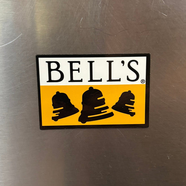  Full color Bell's logo magnet, in yellow and black