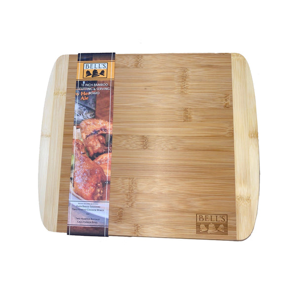 Bell's Two-tone Bamboo Cutting Board - 13 Inch
