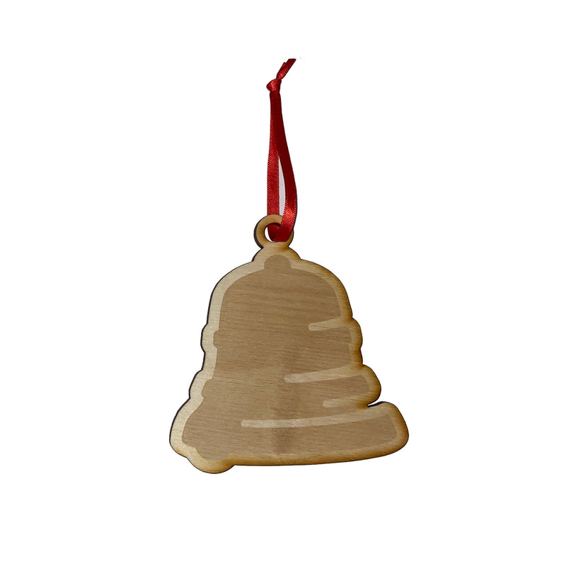 Bell's Wooden Holiday Ornament