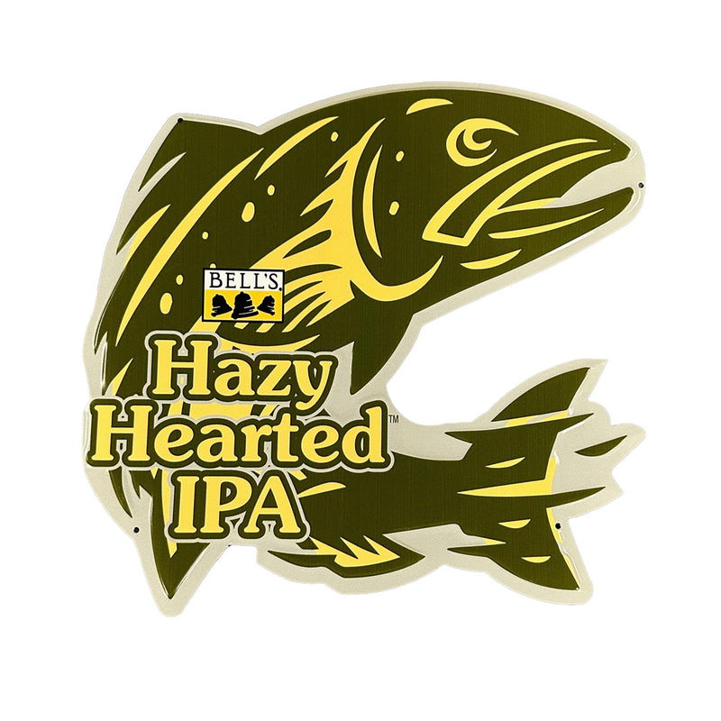 Hazy Hearted Tin Sign