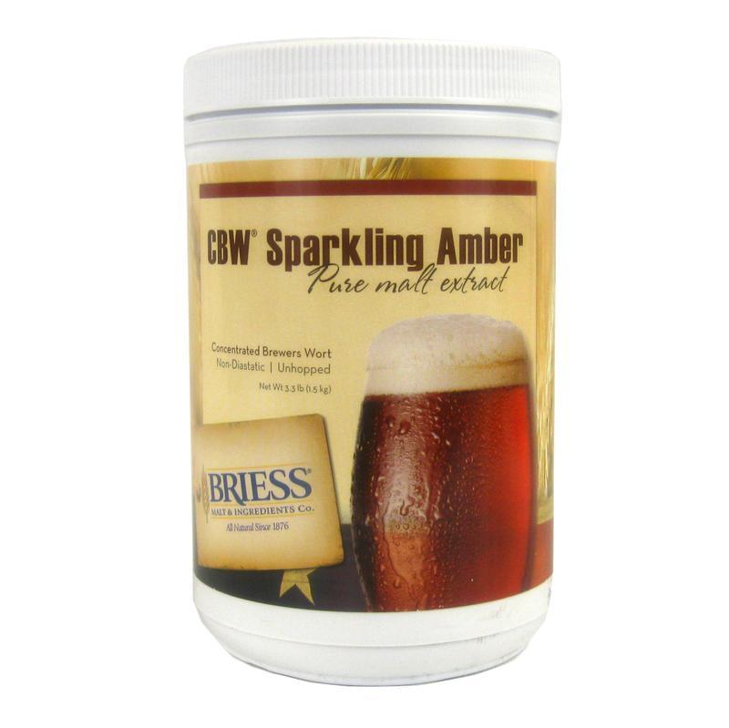 Briess Sparkling Amber Liquid Malt Extract (LME) - 3.3 lbs